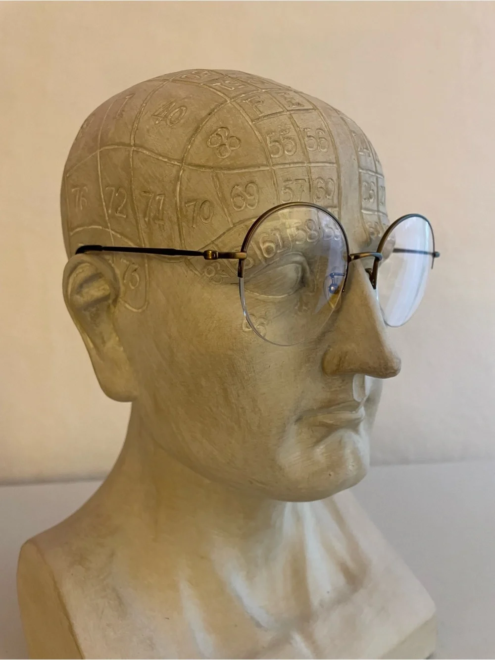 Eyebuydirect Albee Eyeglasses Frames Only Round Bronze Semi-Rimless